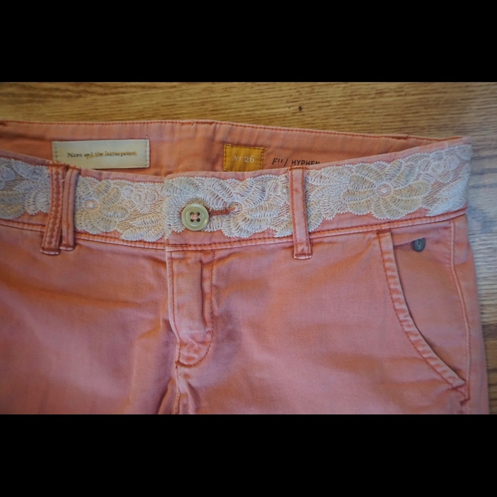 Anthropologie pink pants